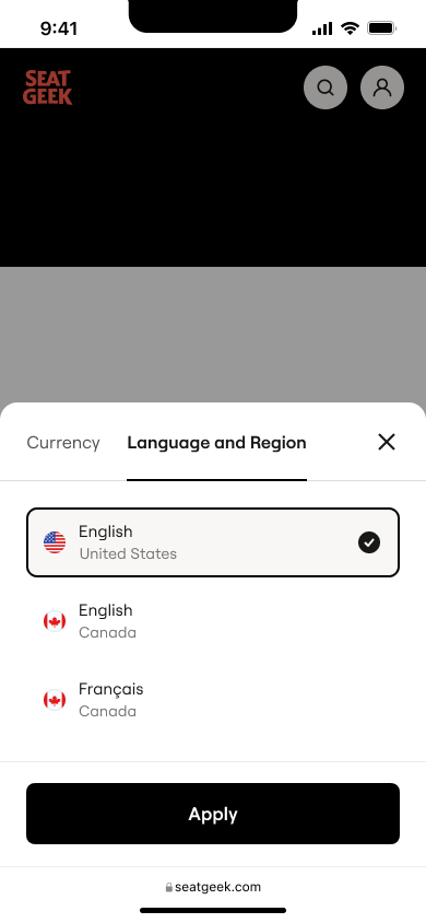 Language Options