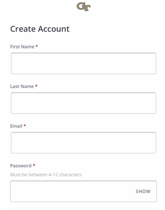 create new account