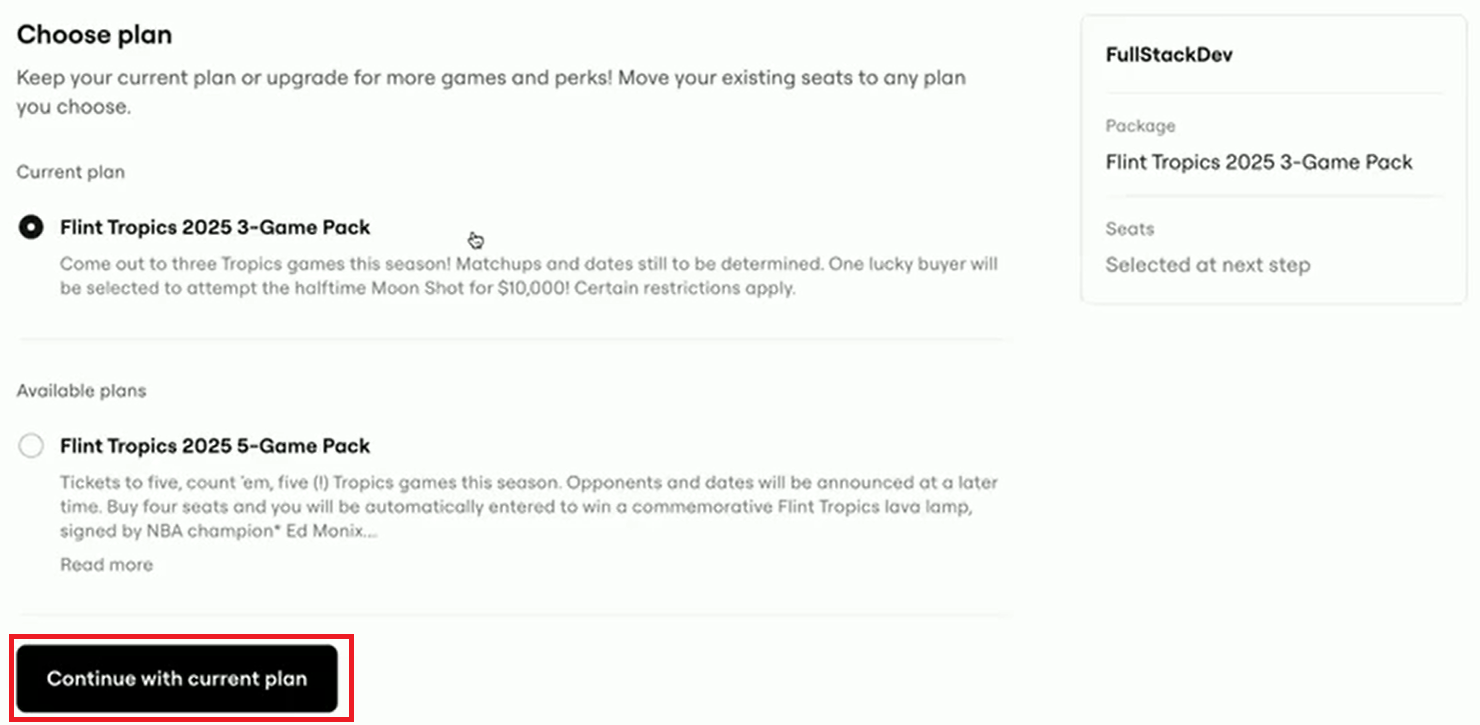 Plan options